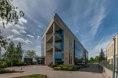 Budynek, w którym mieści się apartament