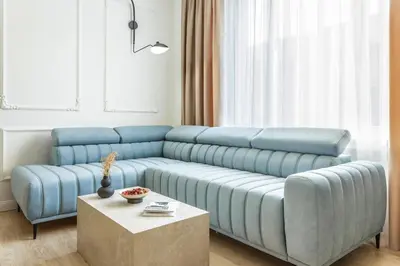 Część wypoczynkowa w obiekcie BlueBerry Apartment