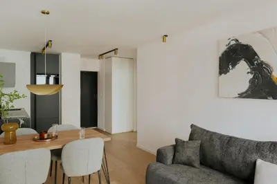 Część wypoczynkowa w obiekcie I LOVE WARSAW apartments