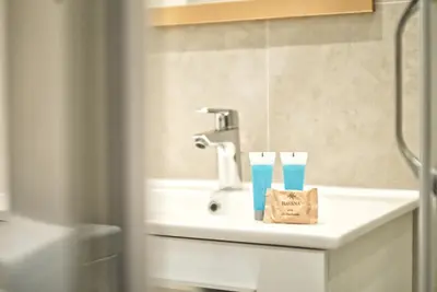 Łazienka w obiekcie Jerozolimskie Move In Center apartament