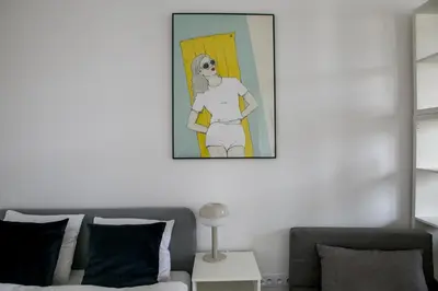 Część wypoczynkowa w obiekcie Warsaw Concierge Grójecka View