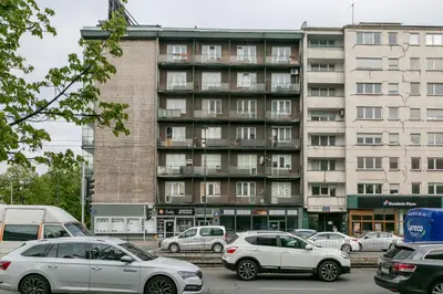 Budynek, w którym mieści się apartament