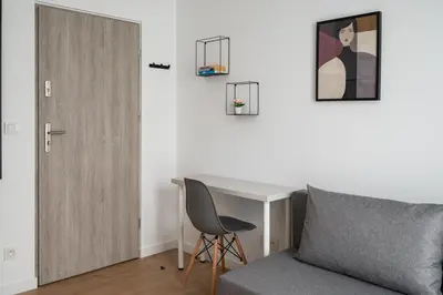 Część wypoczynkowa w obiekcie Nowa Praga Modern Apartment