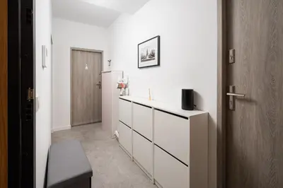 Kuchnia lub aneks kuchenny w obiekcie Nowa Praga Modern Apartment