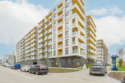Budynek, w którym mieści się apartament