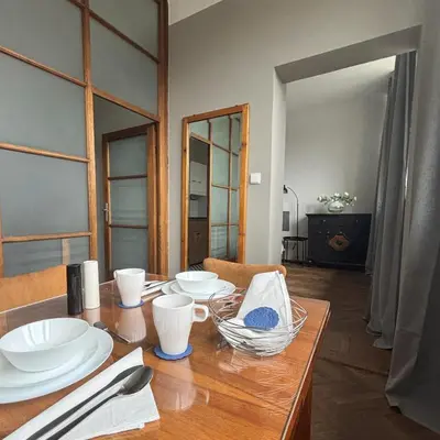 Plan piętra w obiekcie Solec by the River Apartment by BookingHost