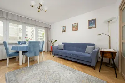 Część wypoczynkowa w obiekcie Sienna Cosy & Family Apartment Warsaw Center by Noclegi Renters