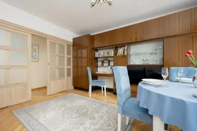 Część wypoczynkowa w obiekcie Sienna Cosy & Family Apartment Warsaw Center by Noclegi Renters