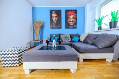 Część wypoczynkowa w obiekcie Apartament Ochota