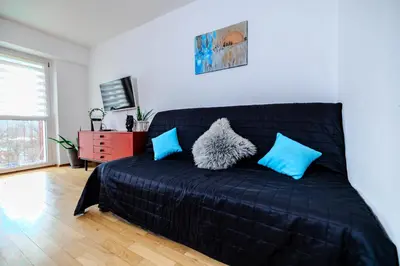 Część wypoczynkowa w obiekcie Apartament Ochota
