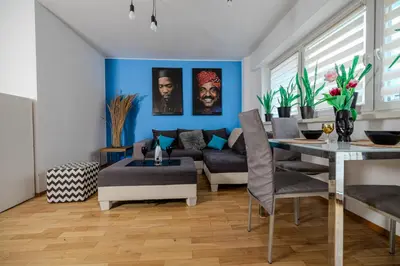 Część wypoczynkowa w obiekcie Apartament Ochota