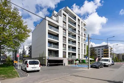 Budynek, w którym mieści się apartament