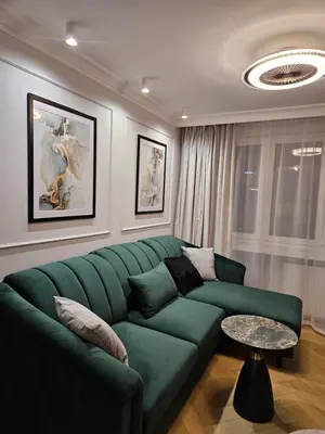 Część wypoczynkowa w obiekcie Apartament Deluxe Centrum Warszawa
