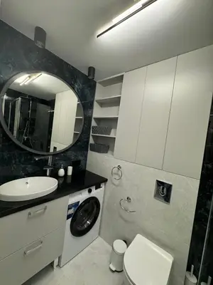 Łazienka w obiekcie Apartament Deluxe Centrum Warszawa