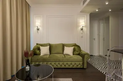 Część wypoczynkowa w obiekcie Bright Crystal Premium Apartment by BookingHost