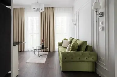 Część wypoczynkowa w obiekcie Bright Crystal Premium Apartment by BookingHost