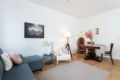 Część wypoczynkowa w obiekcie Chopin Apartment Lazienki Park