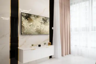 Telewizja i/lub zestaw kina domowego w obiekcie Urban Apartaments - Great Location - City Center - Grzybowska 37