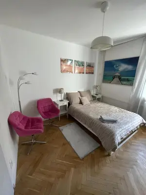 Część wypoczynkowa w obiekcie Apartament Metro Swiętokrzyska Pokoje Rooms