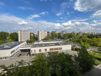 Budynek, w którym mieści się apartament