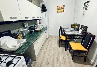 Kuchnia lub aneks kuchenny w obiekcie Apartment Warsaw Centrum nauki Kopernik