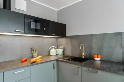 Kuchnia lub aneks kuchenny w obiekcie P&O Apartments Gierymskiego