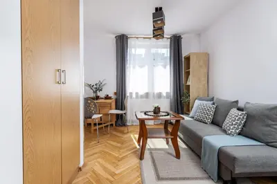 Część wypoczynkowa w obiekcie SuperApart Kilińskiego 3, Cozy Urban Retreat, Perfect for Couples