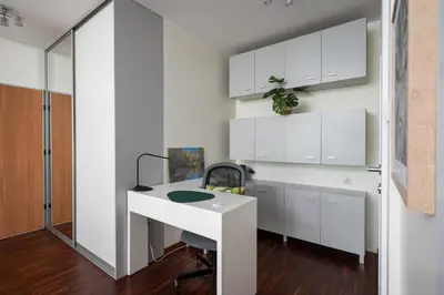Kuchnia lub aneks kuchenny w obiekcie Las Kabacki Comfy Apartment by BookingHost