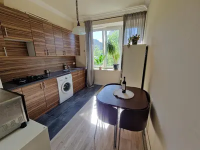 Kuchnia lub aneks kuchenny w obiekcie Apartment Mokotów
