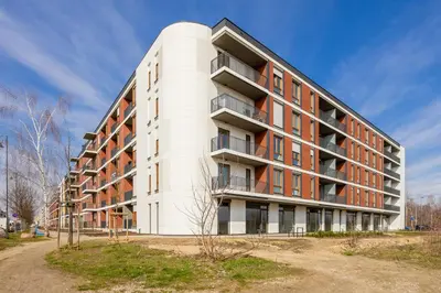 Budynek, w którym mieści się apartament