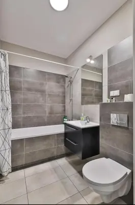 Łazienka w obiekcie Airport Apartament Bokserska
