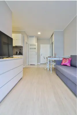 Kuchnia lub aneks kuchenny w obiekcie Airport Apartament Bokserska