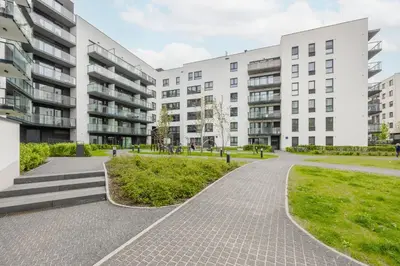Budynek, w którym mieści się apartament