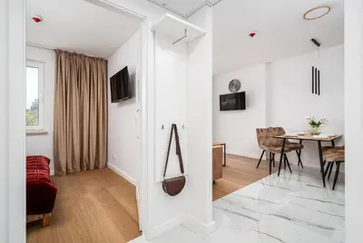 Telewizja i/lub zestaw kina domowego w obiekcie Pileckiego Residence