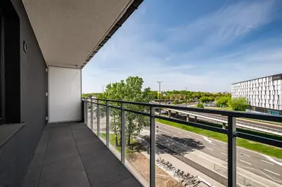 Balkon lub taras w obiekcie Pileckiego Residence