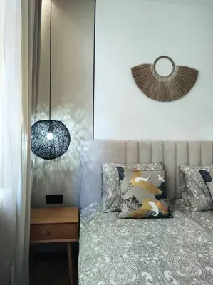 Łóżko lub łóżka w pokoju w obiekcie No. 8 / Nr 8 by Cooee Apartments