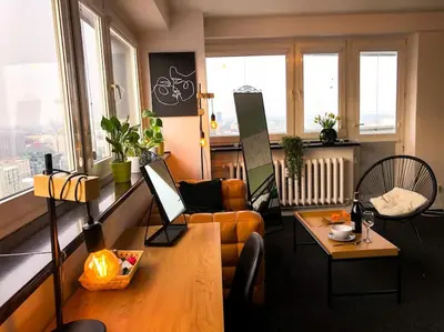 Część wypoczynkowa w obiekcie 21ST FLOOR LOFT! The best view!