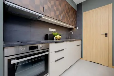 Kuchnia lub aneks kuchenny w obiekcie Bałuckiego Modern & Cozy Apartment Stary Mokotów Warsaw by Noclegi Renters