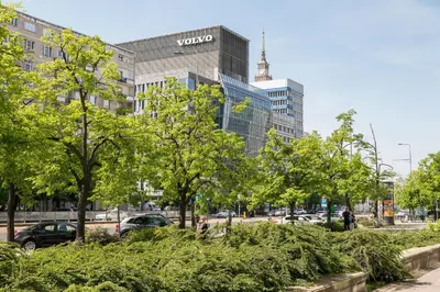 Plan piętra w obiekcie Wspólna City View Studio by BookingHost