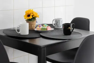 Plan piętra w obiekcie Family Apartment in Warsaw with 3 Bedrooms & AC near Metro Stokłosy by Noclegi Renters