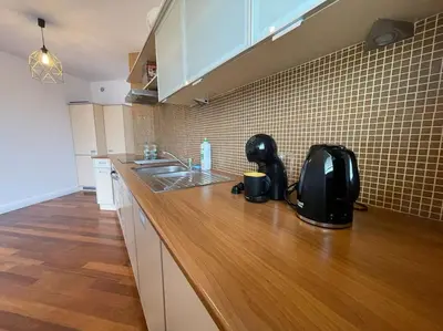 Kuchnia lub aneks kuchenny w obiekcie Arkadia The View Luxury Prime Apartment