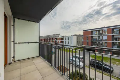 Budynek, w którym mieści się apartament