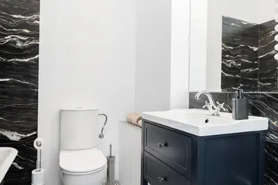 Łazienka w obiekcie Peach Apartment Mokotow