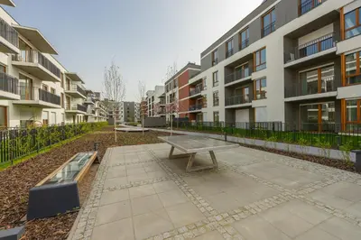Budynek, w którym mieści się apartament