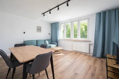 Część wypoczynkowa w obiekcie Ochota Comfort Apartment by BookingHost