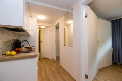 Kuchnia lub aneks kuchenny w obiekcie ShortStayPoland Batorego (B163)