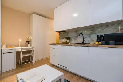 Kuchnia lub aneks kuchenny w obiekcie ShortStayPoland Batorego (B164)