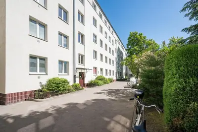 Budynek, w którym mieści się apartament
