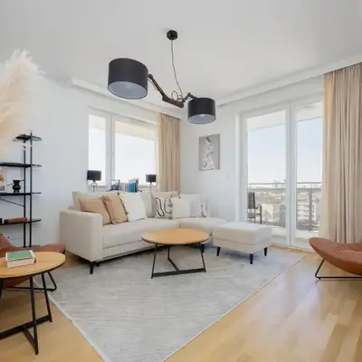 Luxury Three Bedroom Apartment with Parking & Balcony in Mokotów by Renters Prestige