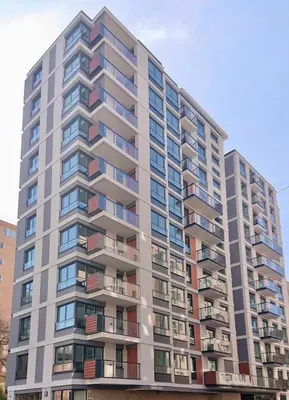 Budynek, w którym mieści się apartament